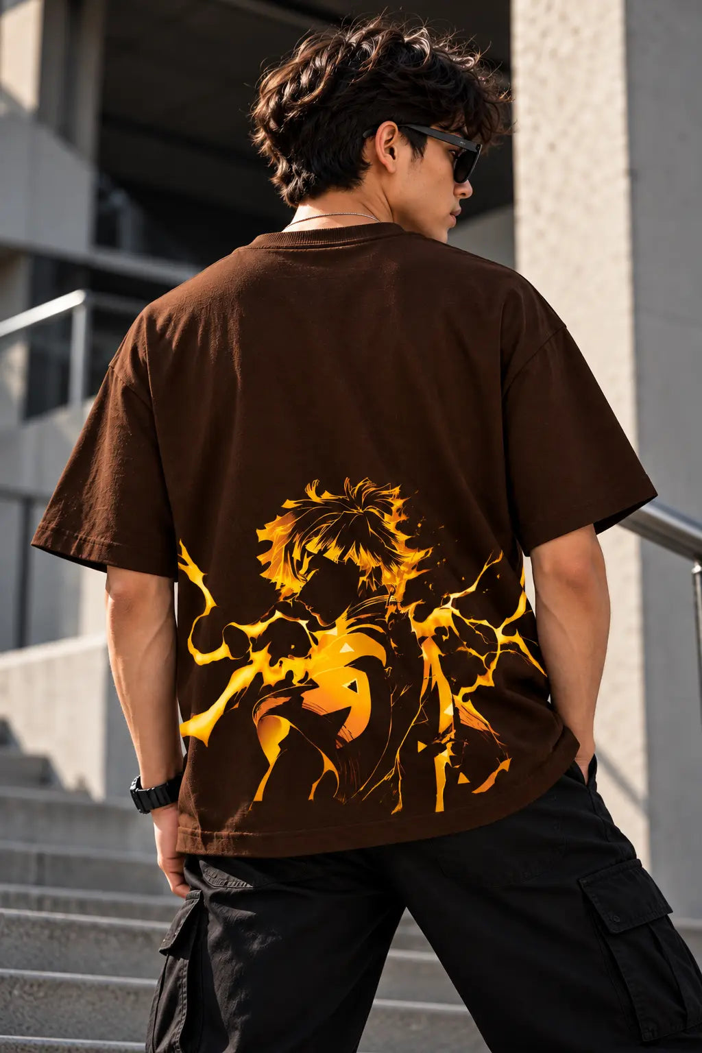 Zenitsu Oversized Graphic Tee – Shade And Thread