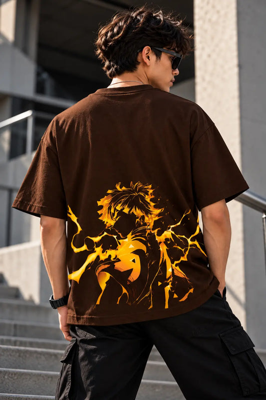 Zenitsu Oversized Graphic Tee – Shade And Thread