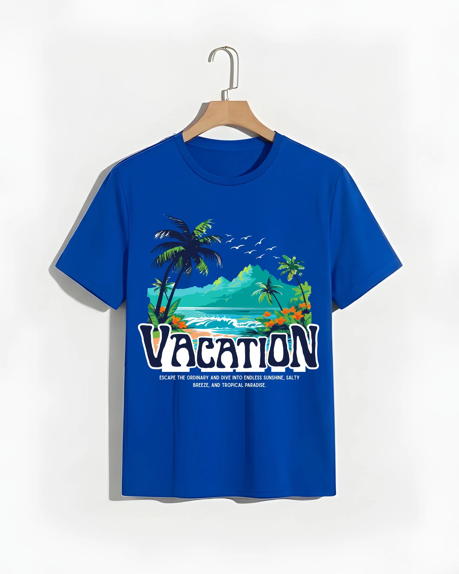 Vacation_Blue_T-shirt