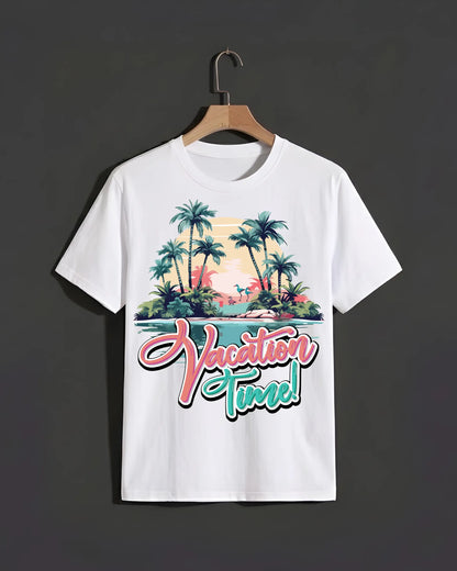 Vacation_Time_White_T-shirt