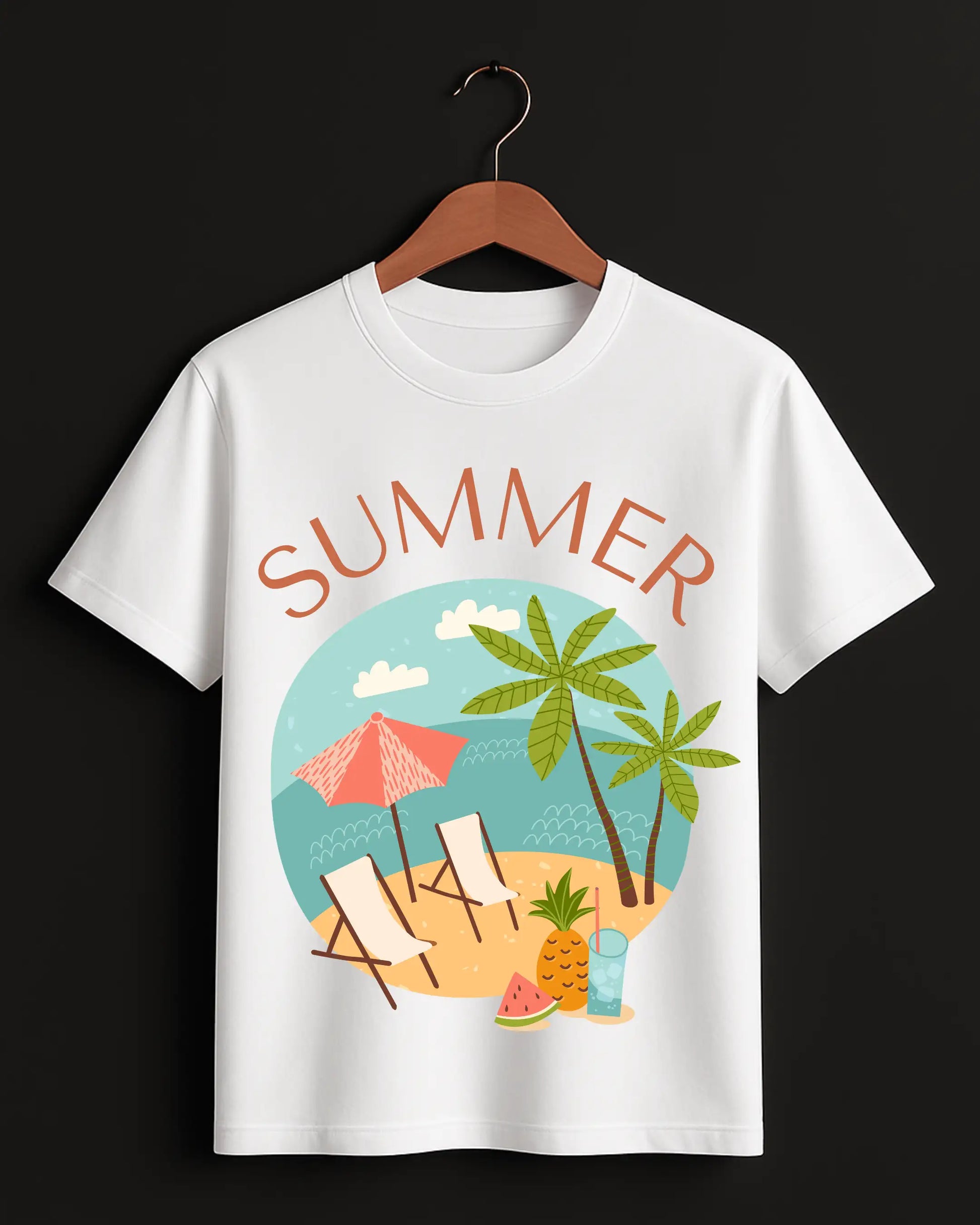 summer_White_Front_T-shirt